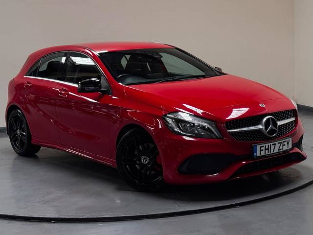 Mercedes-Benz A Class 1.6 A160 AMG Line (Premium) Euro 6 (s/s) 5dr Hatchback Petrol Red